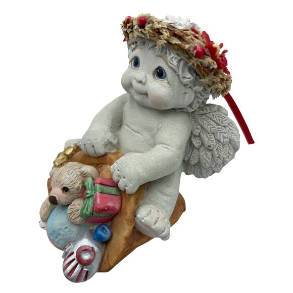 VTG Dreamsicles Collectible Christmas Figurines Lot Of 2 Open Me First & Toyland - Picture 12 of 13